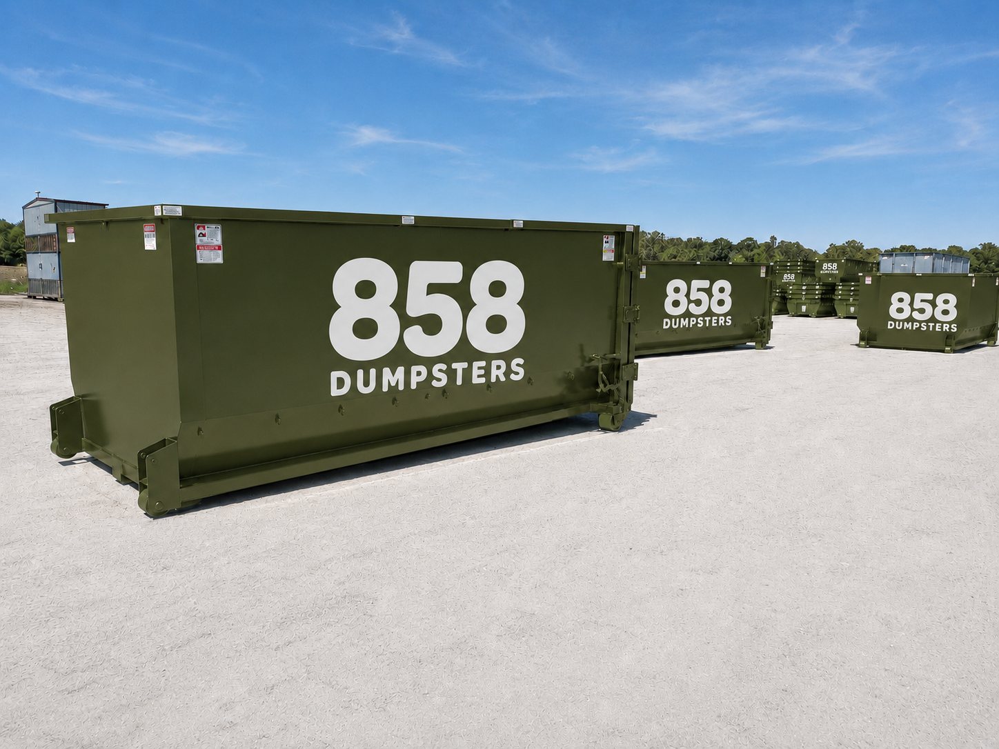 858 Dumpsters 20 yard roll-off dumpster